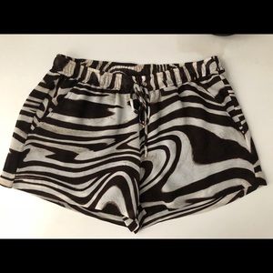 MICHAEL KORS NBW zebra jogger shorts